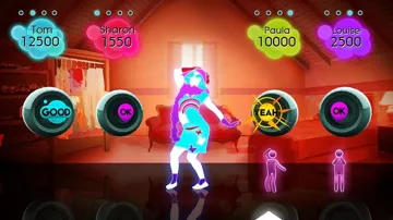 Just Dance 2 screen shot game playing
